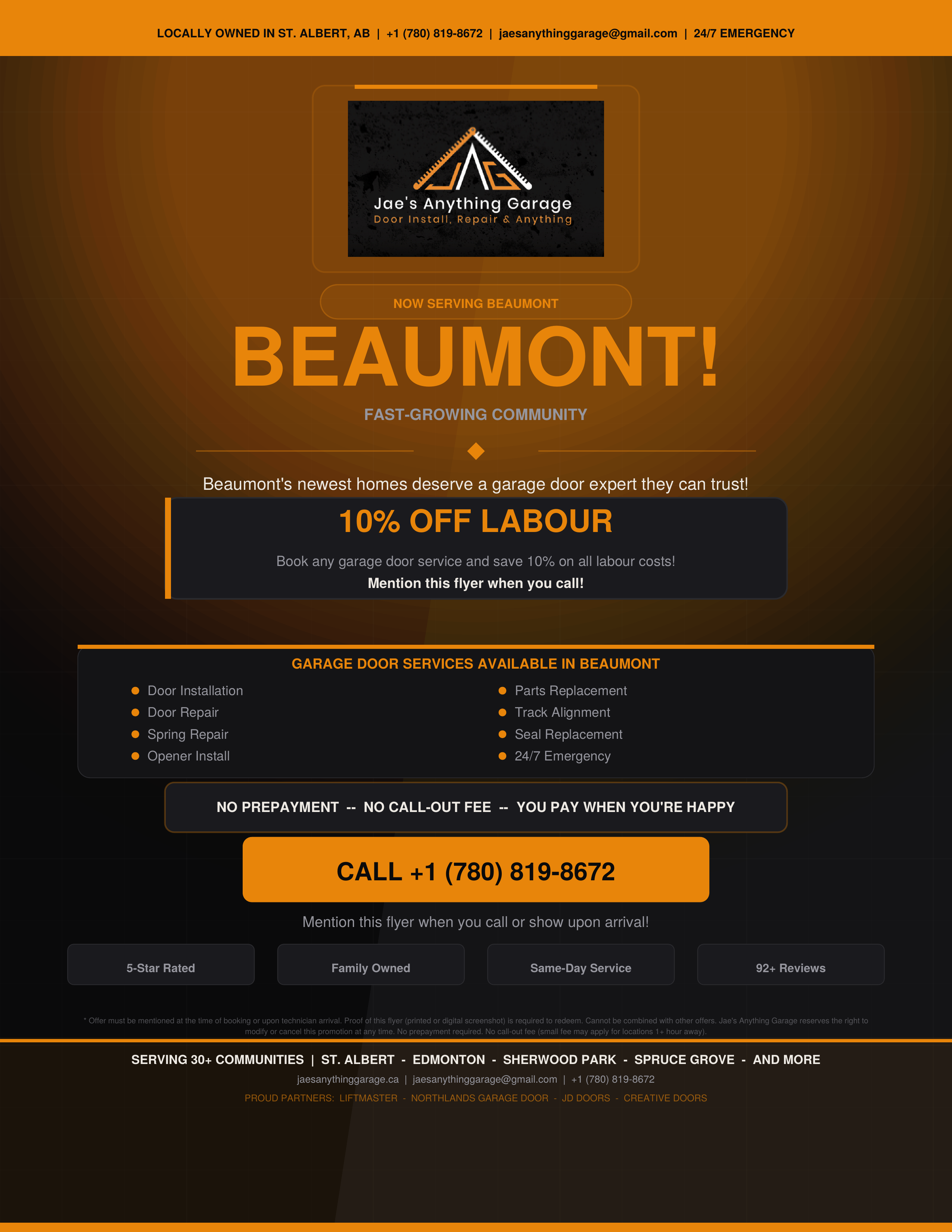 Beaumont Promo Flyer