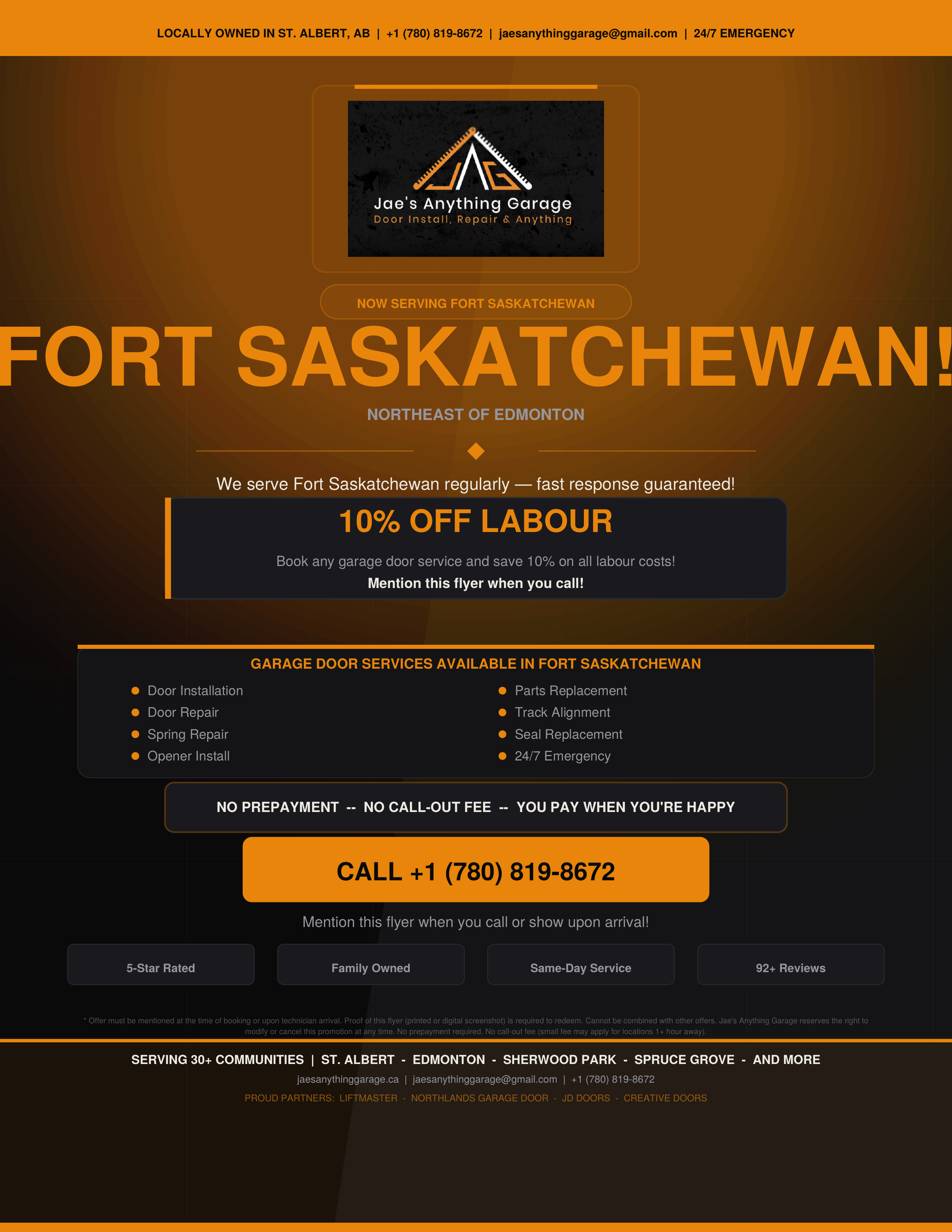 Fort Saskatchewan Promo Flyer