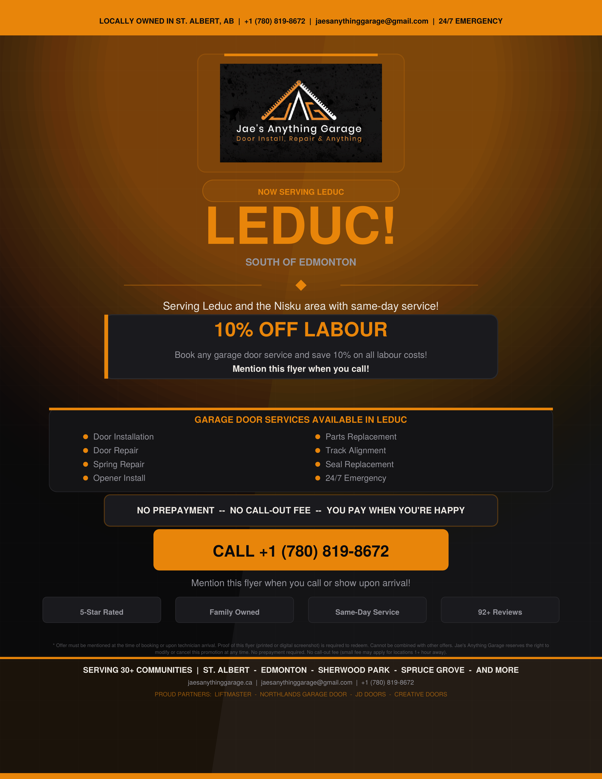 Leduc Promo Flyer