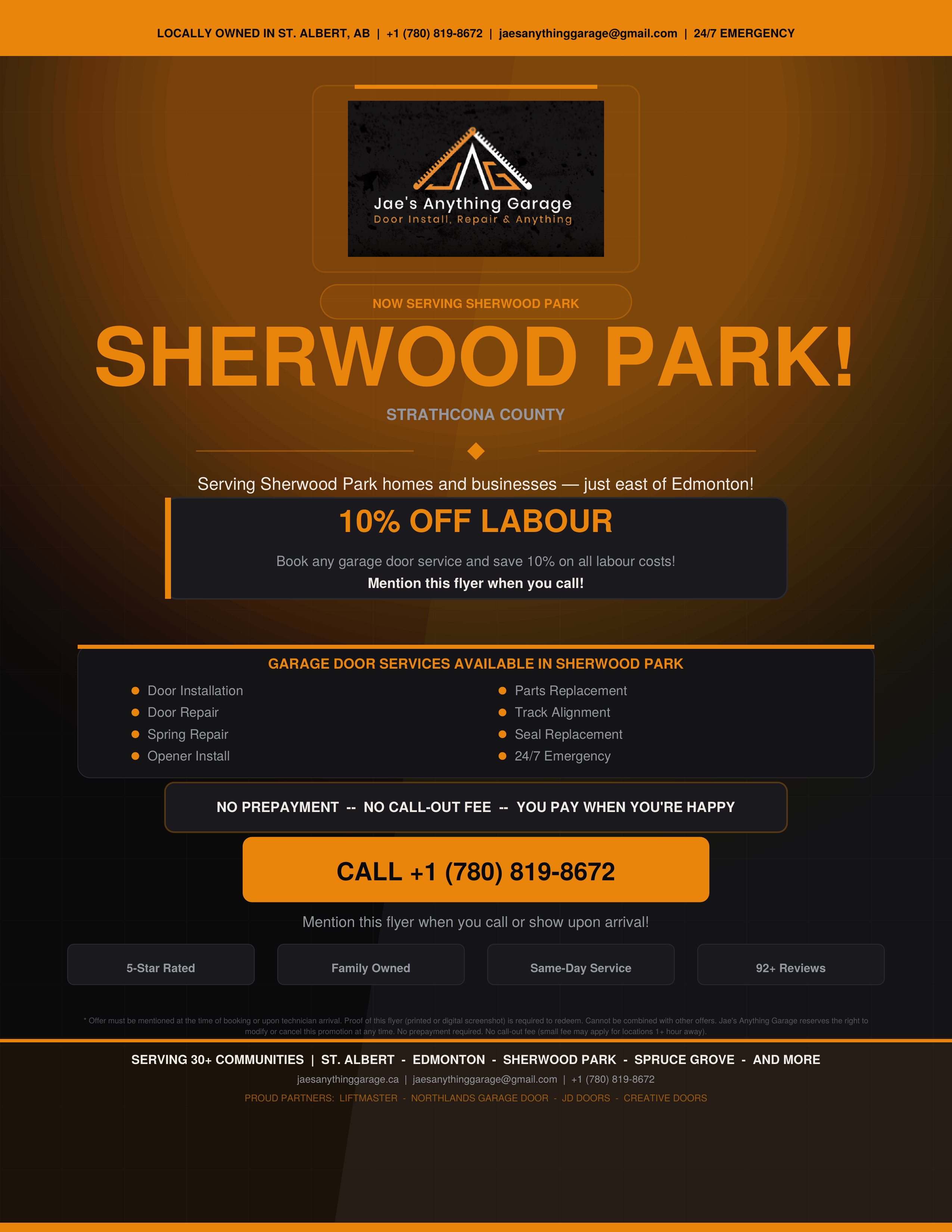 Sherwood Park Promo Flyer