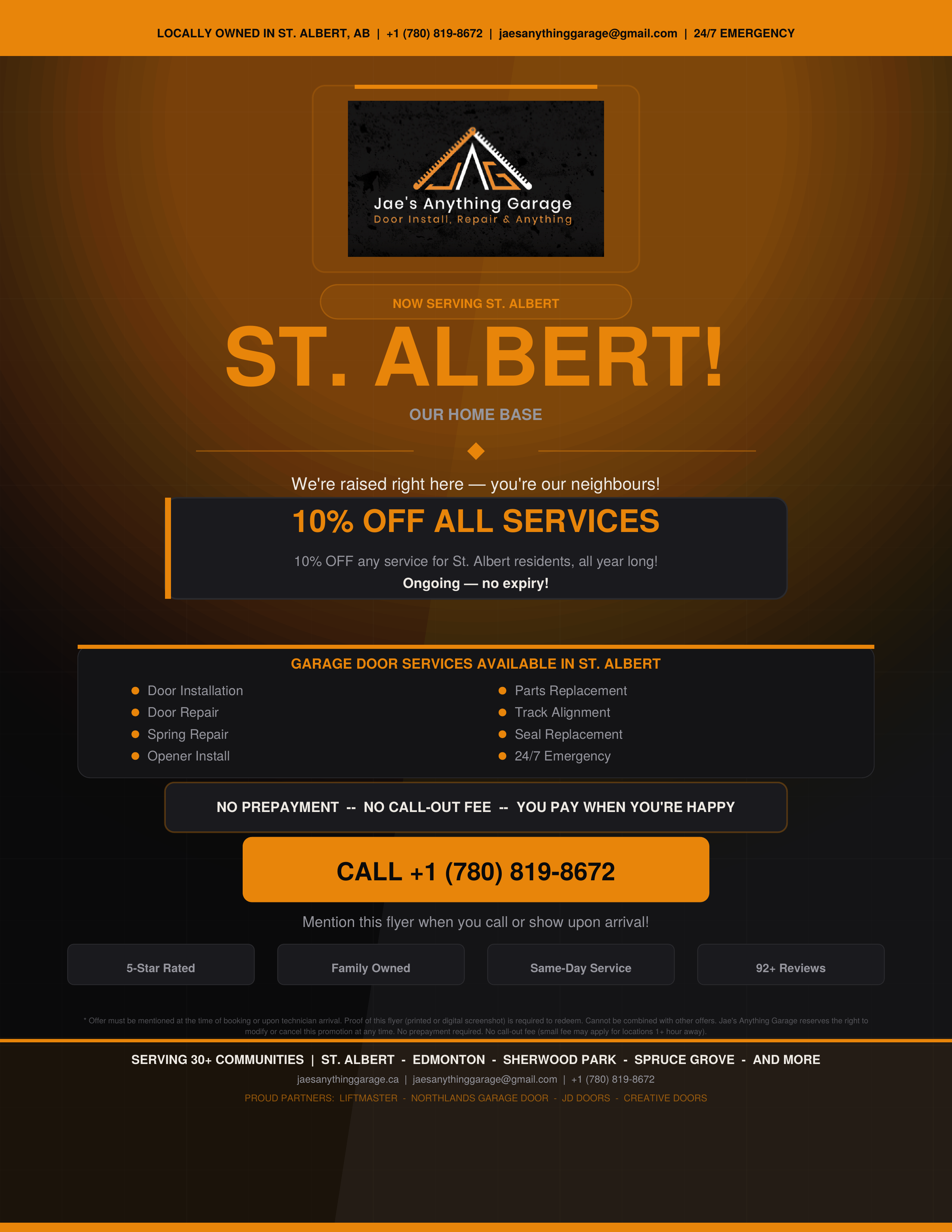 St. Albert Promo Flyer