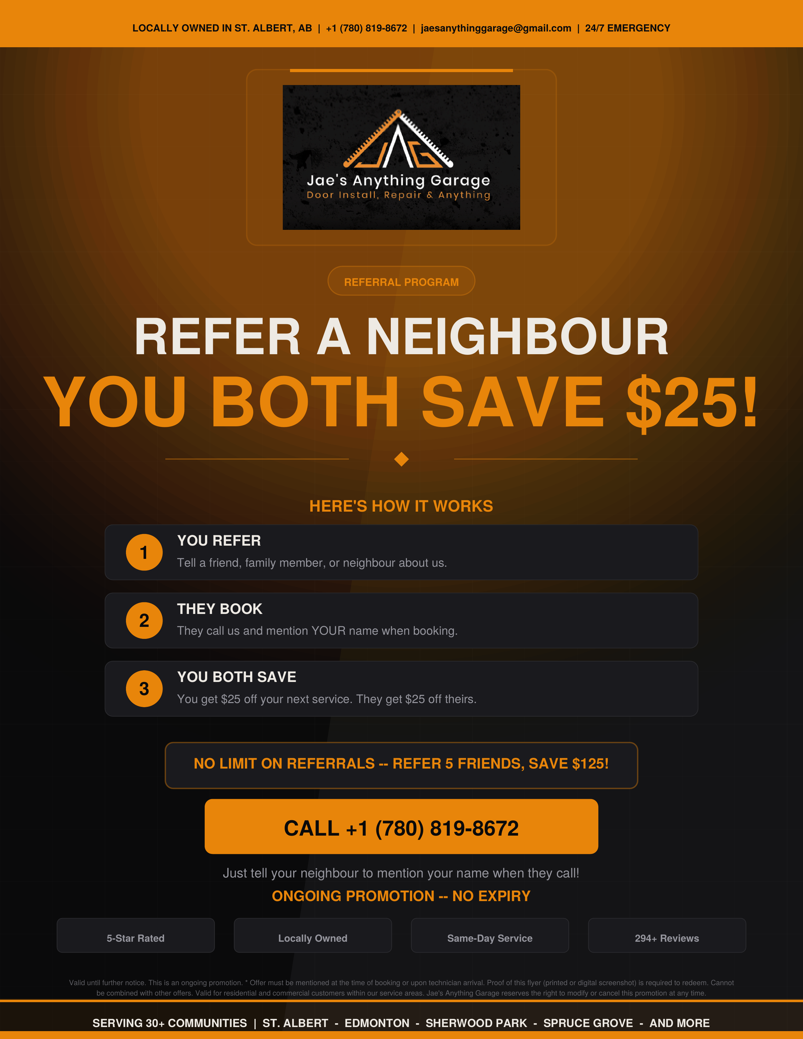 Refer a Neighbour Promo