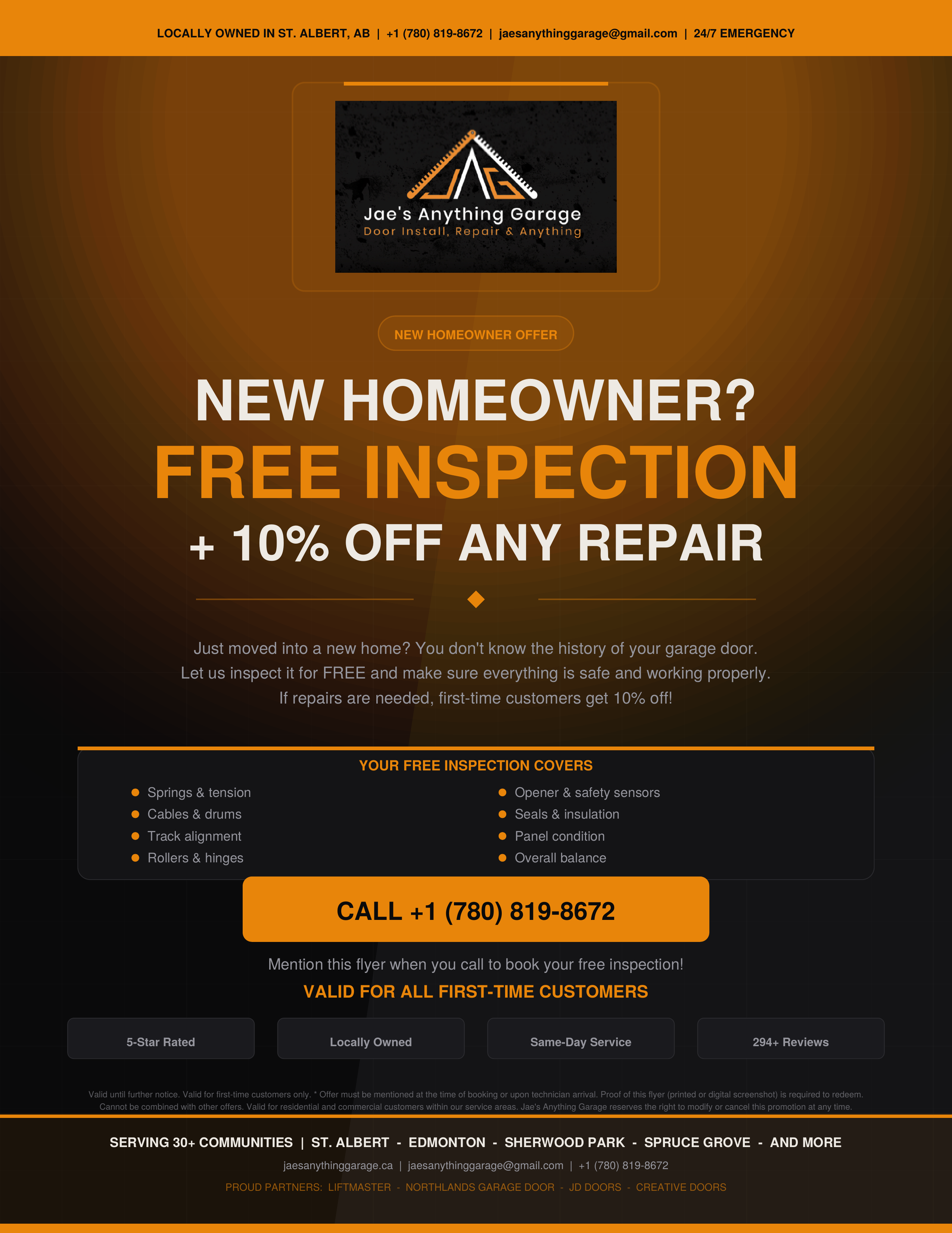 New Homeowner Special Promo