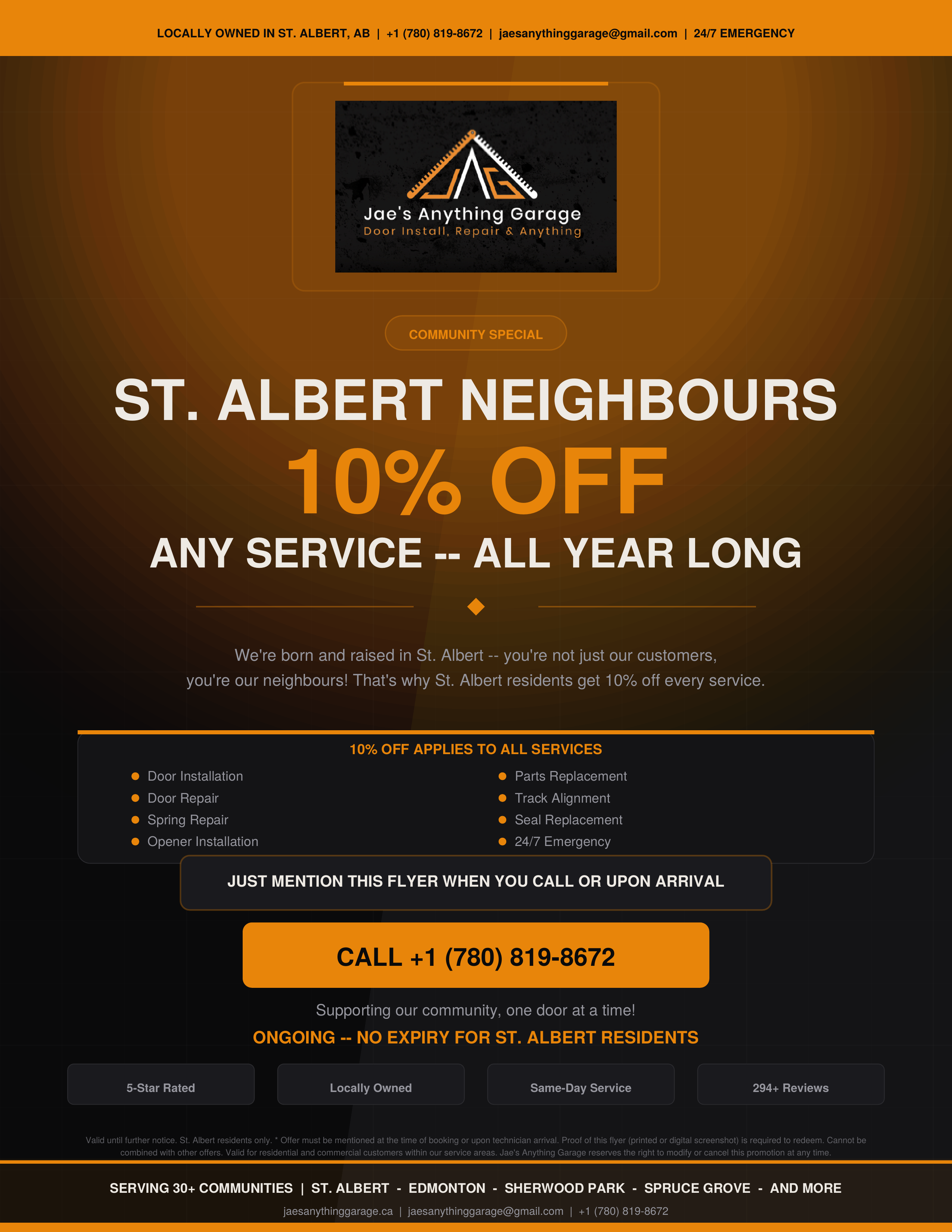 St. Albert 10% Off Promo